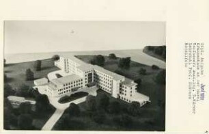 Krankenhaus an der Havel (Diplomarbeit bei Kurt Dübbers): Modellfoto