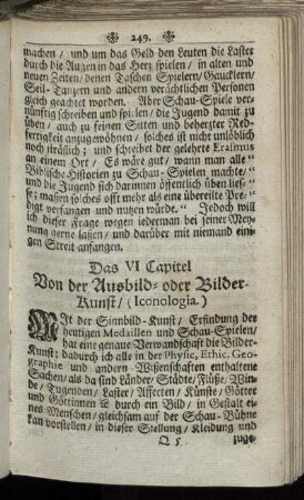 VI. Capitel - VII. Capitel