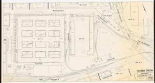 Gartenanlage Siemens & Halske, Berlin-Siemensstadt: Planungsunterlage Gebäudegruppe 1, 36: Lageplan 1:500