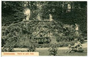 Lichtenwalde. Im gräflichen Park