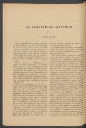 El flagelo de Mektoub