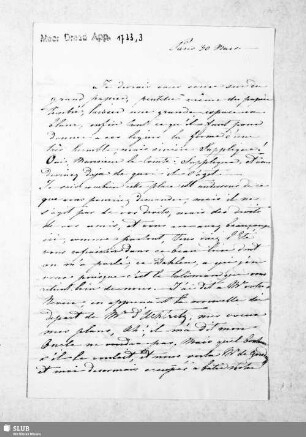 Nr. 3: Brief. Paris, 30.03.??