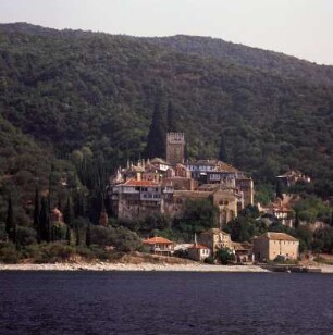 Griechenland, Athos, Kloster Dochiariou an der Westküste