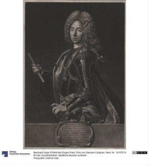 Porträt des Eugen Franz, Prinz von Savoyen-Carignan