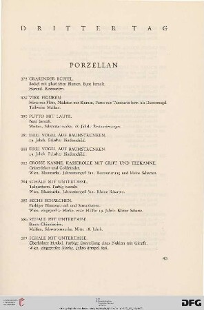 Porzellan (Nr. 378-422)