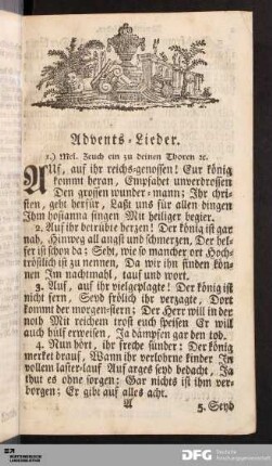 Advents-Lieder.