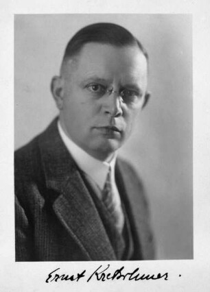 Ernst Kretschmer (1888-?), 1926-? Professor der Medizin in Marburg
