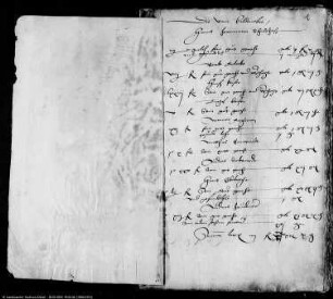 Türkensteuerregister für die Ämter Gleichenstein, Gieboldehausen und die Stadt Duderstadt