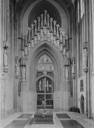 Meißen, Dom, Inneres, ehemaliges Westportal in der Fürstenkapelle