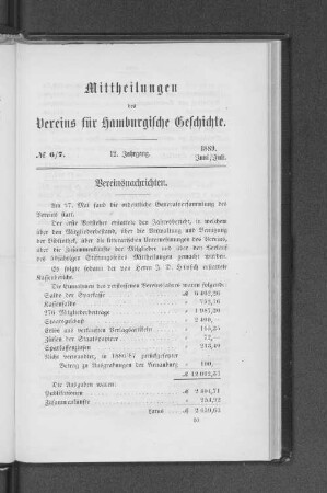 No. 6/7, 1889. Juni/Juli.