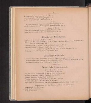 Academische Commissionen.