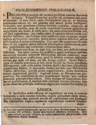 Positiones ex logica, metaphysica ac clementis algebrae
