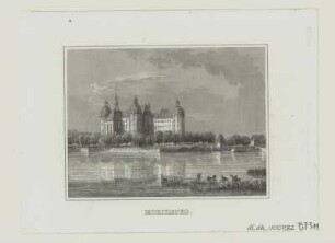 Ansicht von Moritzburg, Lithographie, 1840 : Moritzburg. - [Stuttgart] : [Scheible] , [um 1840]. - 1 Kunstbl. : Stahlst. ; 10 x 7 cm
