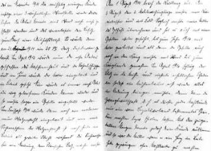 Nerchau. Chronik der Nerchauer Mühle und deren Besitzer, Handschrift, S. 19 + 20
