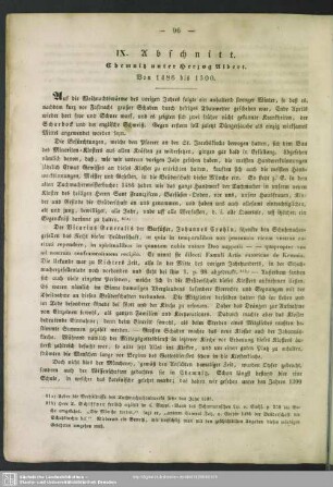 IX. Abschnitt. Chemnitz unter Herzog Albrecht