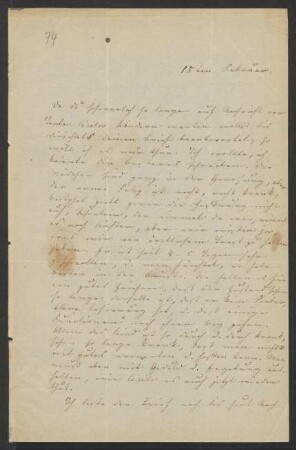 Brief an Sebastian Hensel : 15.02.1851