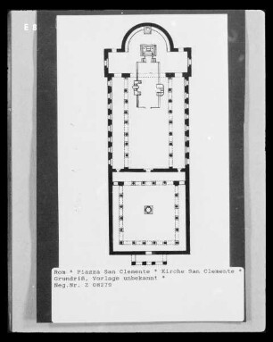 Grundriss von San Clemente