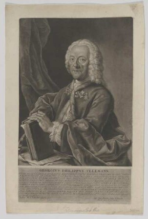 Bildnis des Georgivs Philippvs Telemann
