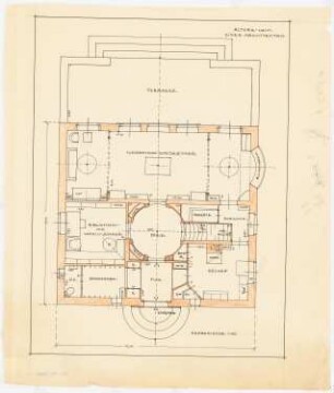 Einfamilienhaus: Grundriss: Erdgeschoss 1:50