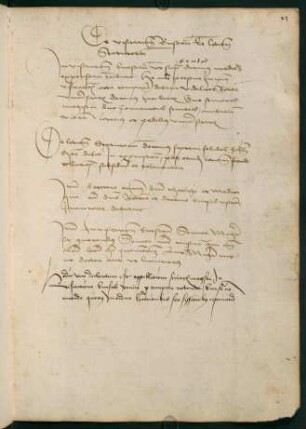 De visitation[e] bursaru[m] et lection[e?] Statutoru[m].
