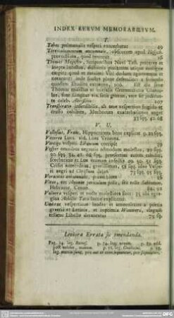 Leviora Errata sic emendanda