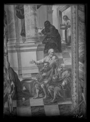 Freskendekoration in der Sakramentskapelle, Sandomir, Polen