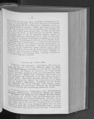 Sitzung am 1. März 1898.