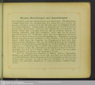 Museen, Sammlungen und Ausstellungen