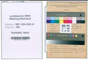 Entnazifizierung Heinz Kranefeld , geb. 07.08.1922 (Kaufm.Angestellter)