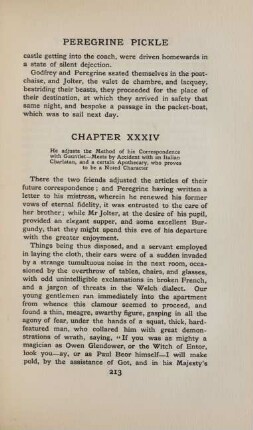 Chapter XXXIV. He adjusts the method of his correspondence with Gauntlet - ...