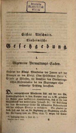 Annalen der preußischen innern Staats-Verwaltung. 8, 1/2. 1824