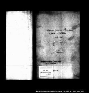 Plantlünne kath. Kirchspiel Geburts- und Taufnebenbücher