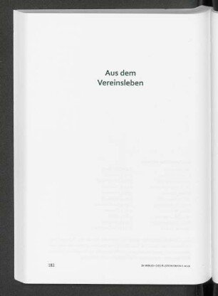 Aus dem Vereinsleben. Vereinsleitung im Jahre 2019. In die Willa Cordes-Stiftung delegierte Mitglieder. Ehrenvorsitzende und Ehrenmitglieder des Alstervereins e. V.