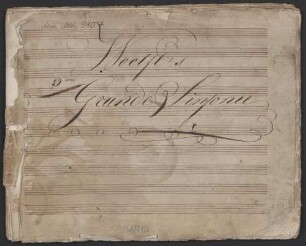 Symphonies, orch, HaiW op. 45, D-Dur - BSB Mus.ms. 9107 : [title page:] Woelfl's // 3|m|e Grande Sinfonie
