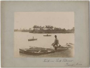 Teich im Park Palermo. Buenos Aires