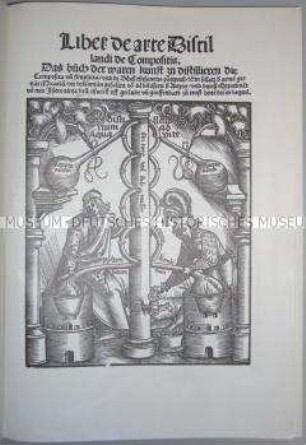 Faksimile des "Liber de arte distil" aus dem Jahre 1512