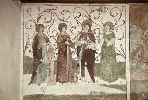 Vier heilige Jungfrauen ( Barbara, Katharina, Odilia und Genovefa?)