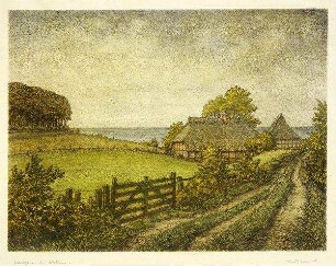 "Gehöft an der Ostsee."