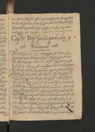 Cap 5. Del Juicio particular y universal