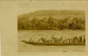 Faährboot auf dem Rhein
