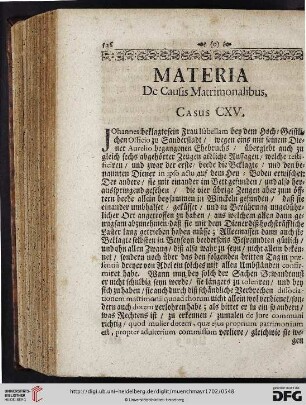 Materia de Causis Matrimonalibus