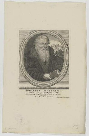 Bildnis des Iohannes Matthesius