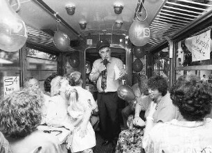 Freiburg im Breisgau: Partywagen von Radio Breisgau (SWF)