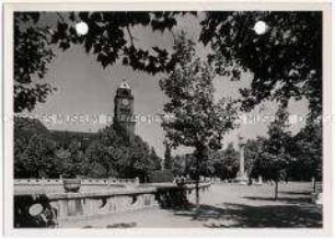 Berlin, Schöneberg, Rathaus und Stadtpark
