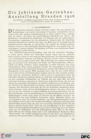 18: Die Jubiläums-Gartenbau-Ausstellung Dresden 1926
