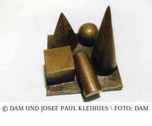 Die Geometrie (aus der Reihe "Die 6 Säulen der Architektur") - Architektonische Skulptur