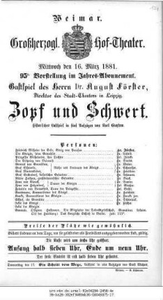 Zopf und Schwert