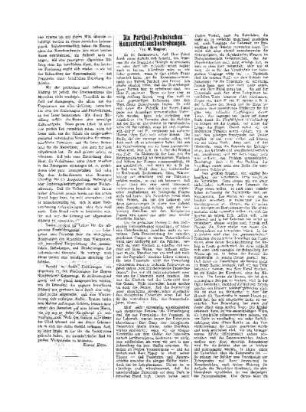 Die Partheil-Probstschen Konzentrationsbestrebungen