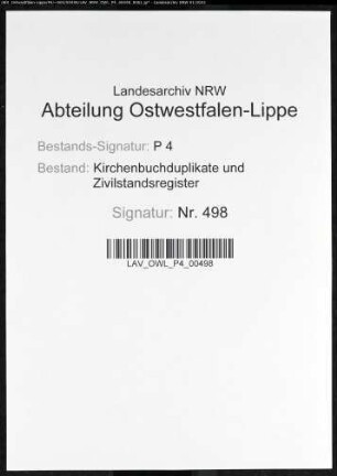 Kirchenbuchduplikate der katholischen Gemeinde Hüsten (GHT 1779-1807). (Gemeinde: Neheim-Hüsten, katholische Gemeinde Hüsten)