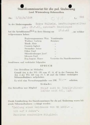 Hoppe, Wilhelm